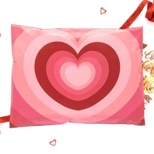 12 10X13 Poly Mailers Heart ❤️ Waterproof